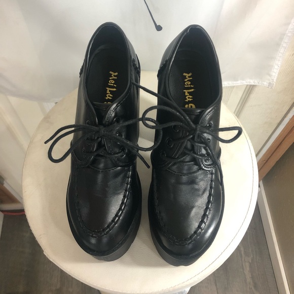 Platform Oxford Heels - Picture 4 of 7